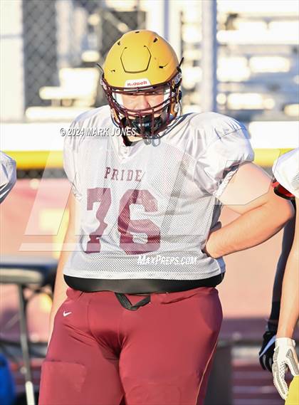 Thumbnail 3 in Red Mountain vs. Mountain Pointe (Scrimmage at Mountain Pointe) photogallery.