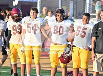 Thumbnail 1 in Red Mountain vs. Mountain Pointe (Scrimmage at Mountain Pointe) photogallery.