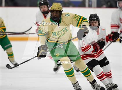 Thumbnail 3 in Notre Dame, WH vs. Fairfield Prep (SCC D1 Final) photogallery.