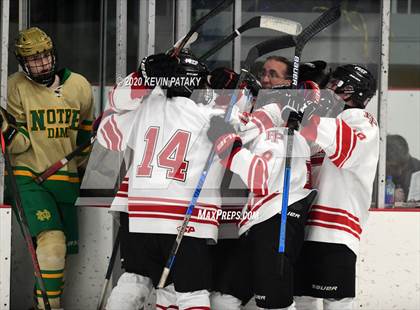 Thumbnail 2 in Notre Dame, WH vs. Fairfield Prep (SCC D1 Final) photogallery.
