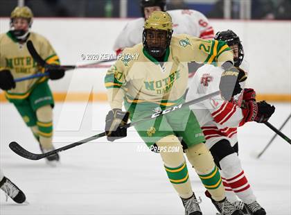 Thumbnail 2 in Notre Dame, WH vs. Fairfield Prep (SCC D1 Final) photogallery.