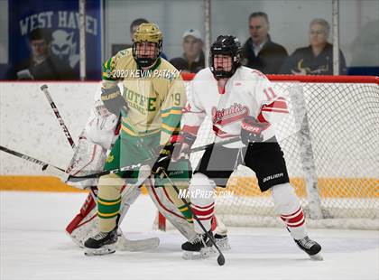 Thumbnail 3 in Notre Dame, WH vs. Fairfield Prep (SCC D1 Final) photogallery.