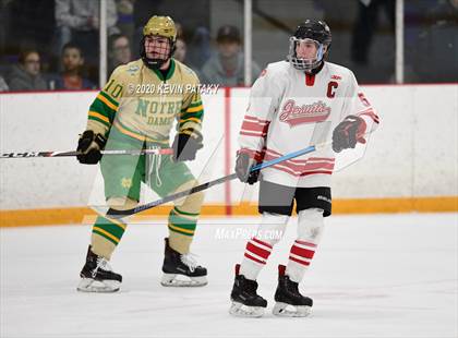 Thumbnail 2 in Notre Dame, WH vs. Fairfield Prep (SCC D1 Final) photogallery.