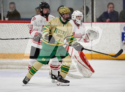 Thumbnail 3 in Notre Dame, WH vs. Fairfield Prep (SCC D1 Final) photogallery.