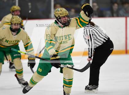 Thumbnail 2 in Notre Dame, WH vs. Fairfield Prep (SCC D1 Final) photogallery.