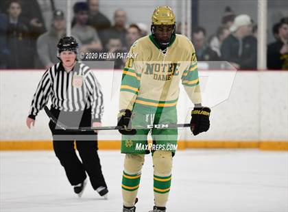 Thumbnail 2 in Notre Dame, WH vs. Fairfield Prep (SCC D1 Final) photogallery.