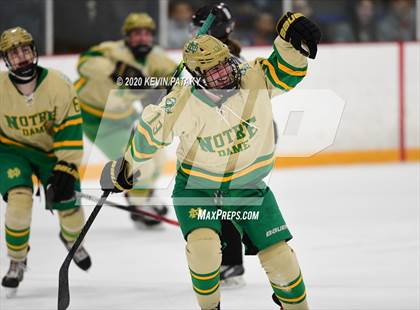 Thumbnail 3 in Notre Dame, WH vs. Fairfield Prep (SCC D1 Final) photogallery.