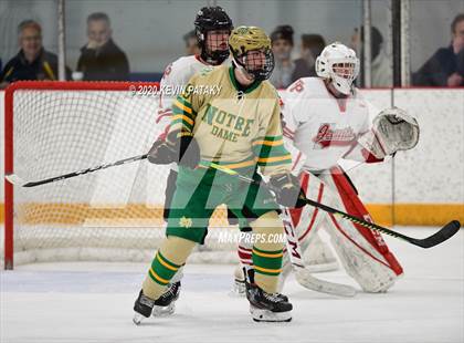 Thumbnail 2 in Notre Dame, WH vs. Fairfield Prep (SCC D1 Final) photogallery.