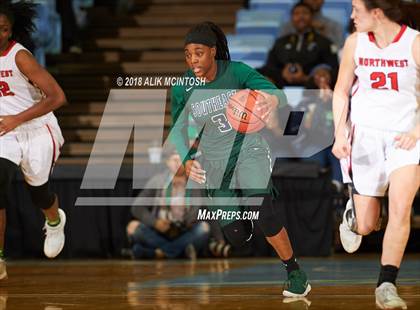 Thumbnail 2 in Southeast Raleigh vs. Northwest Guilford (NCHSAA 4A Final) photogallery.