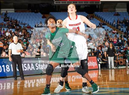 Thumbnail 3 in Southeast Raleigh vs. Northwest Guilford (NCHSAA 4A Final) photogallery.