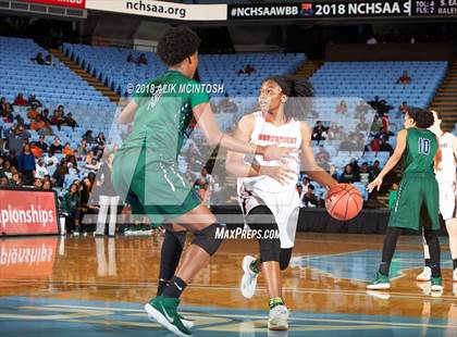 Thumbnail 2 in Southeast Raleigh vs. Northwest Guilford (NCHSAA 4A Final) photogallery.