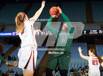 Thumbnail 2 in Southeast Raleigh vs. Northwest Guilford (NCHSAA 4A Final) photogallery.
