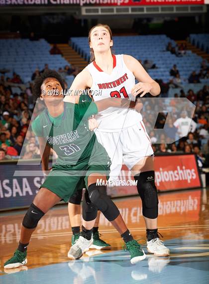 Thumbnail 2 in Southeast Raleigh vs. Northwest Guilford (NCHSAA 4A Final) photogallery.