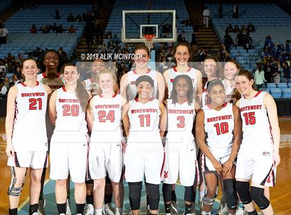 Thumbnail 1 in Southeast Raleigh vs. Northwest Guilford (NCHSAA 4A Final) photogallery.