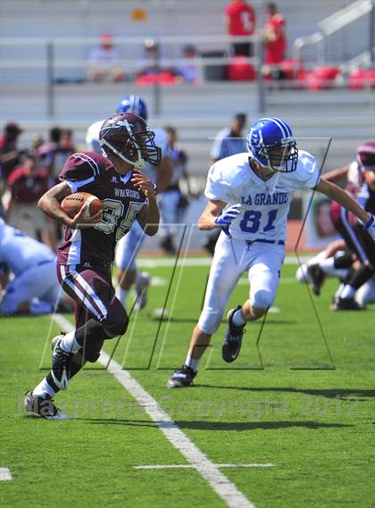 Thumbnail 1 in La Grande vs. Johnson (Football for Families) photogallery.