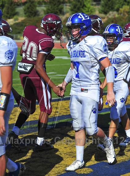 Thumbnail 1 in La Grande vs. Johnson (Football for Families) photogallery.