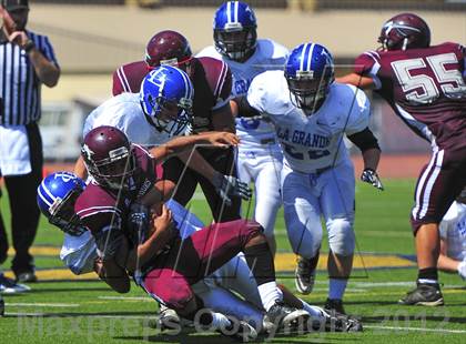 Thumbnail 2 in La Grande vs. Johnson (Football for Families) photogallery.