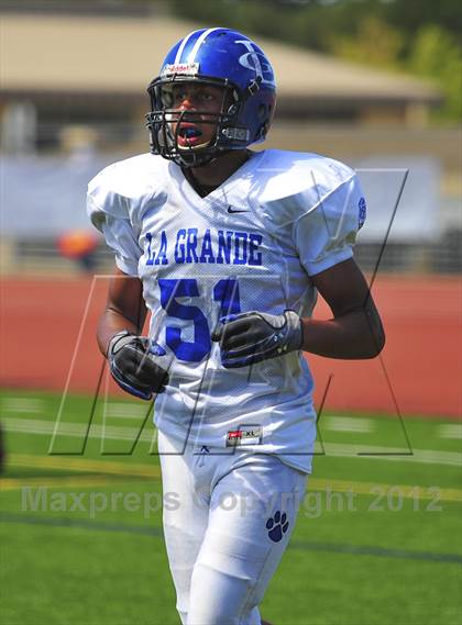 Thumbnail 1 in La Grande vs. Johnson (Football for Families) photogallery.