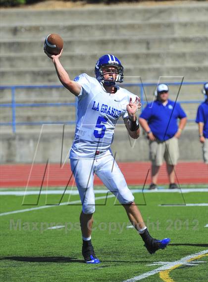 Thumbnail 2 in La Grande vs. Johnson (Football for Families) photogallery.