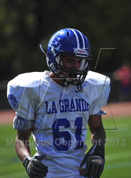 Thumbnail 1 in La Grande vs. Johnson (Football for Families) photogallery.