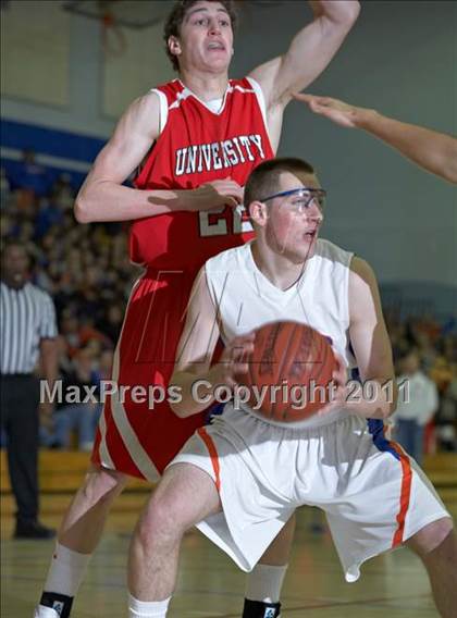 Thumbnail 2 in University vs. St. Joseph Notre Dame (CIF NorCal D5 Final) photogallery.