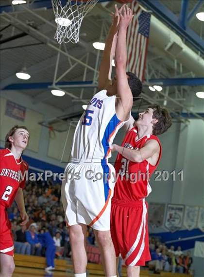 Thumbnail 3 in University vs. St. Joseph Notre Dame (CIF NorCal D5 Final) photogallery.