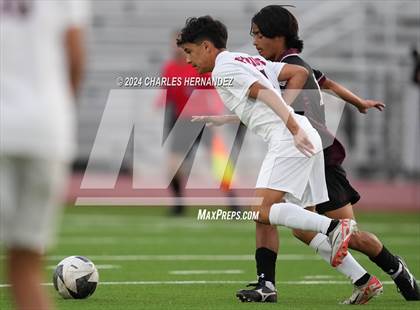 Thumbnail 1 in East View vs A&M Consolidated (UIL 5A Region III Area Playoff) photogallery.