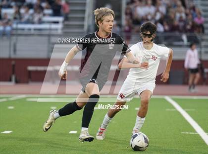 Thumbnail 2 in East View vs A&M Consolidated (UIL 5A Region III Area Playoff) photogallery.