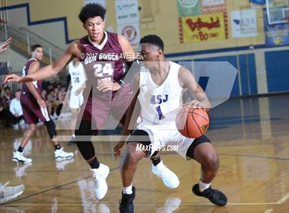 Thumbnail 1 in Don Bosco Prep vs Mount St. Joseph (Rotary Roundball Classic) photogallery.