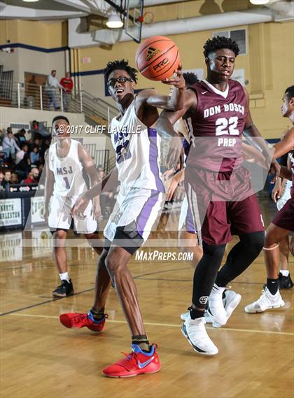 Thumbnail 1 in Don Bosco Prep vs Mount St. Joseph (Rotary Roundball Classic) photogallery.