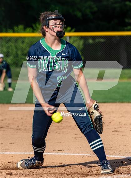 Thumbnail 2 in Cathedral vs. Indianapolis Bishop Chatard (IHSAA 3A Sectional Final) photogallery.