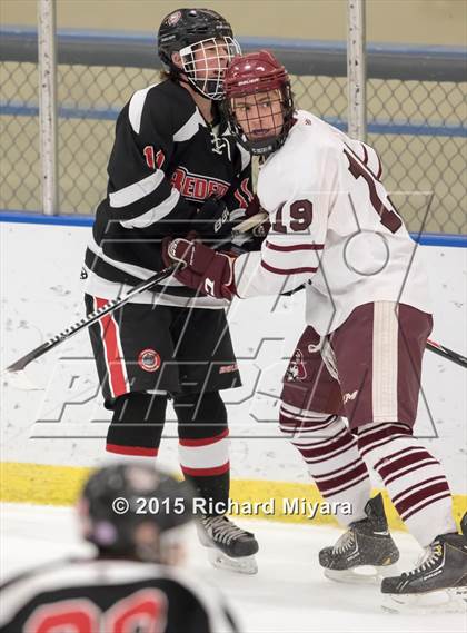 Thumbnail 2 in Hanover vs. Bedford (Bauer Holiday Tournament) photogallery.