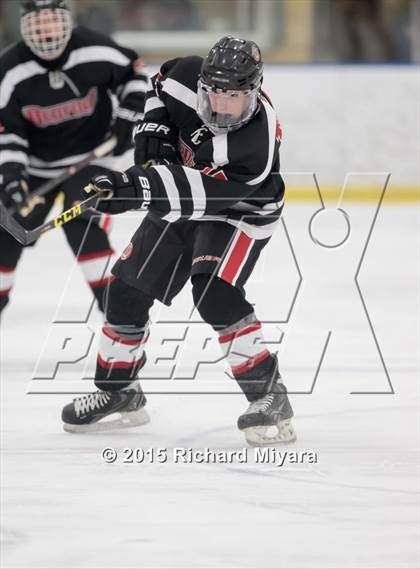 Thumbnail 2 in Hanover vs. Bedford (Bauer Holiday Tournament) photogallery.