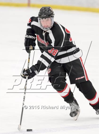 Thumbnail 2 in Hanover vs. Bedford (Bauer Holiday Tournament) photogallery.