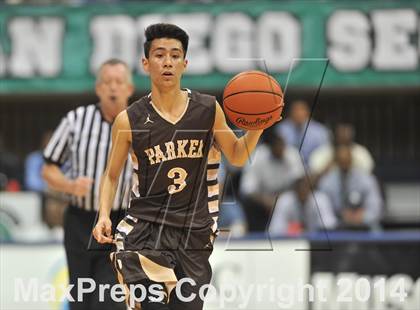 Thumbnail 2 in Parker Vs Mater Dei Catholic (CIF SDS D2 Final) photogallery.