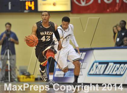 Thumbnail 1 in Parker Vs Mater Dei Catholic (CIF SDS D2 Final) photogallery.