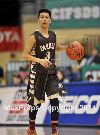 Thumbnail 1 in Parker Vs Mater Dei Catholic (CIF SDS D2 Final) photogallery.