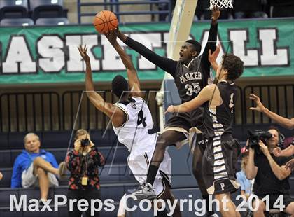 Thumbnail 2 in Parker Vs Mater Dei Catholic (CIF SDS D2 Final) photogallery.