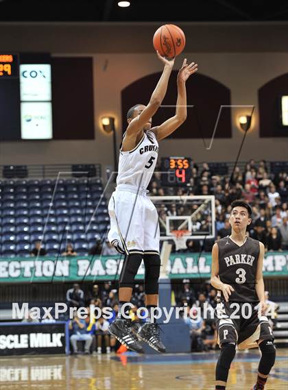 Thumbnail 1 in Parker Vs Mater Dei Catholic (CIF SDS D2 Final) photogallery.