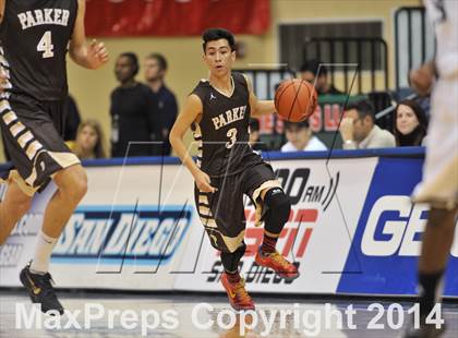 Thumbnail 2 in Parker Vs Mater Dei Catholic (CIF SDS D2 Final) photogallery.