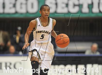 Thumbnail 2 in Parker Vs Mater Dei Catholic (CIF SDS D2 Final) photogallery.