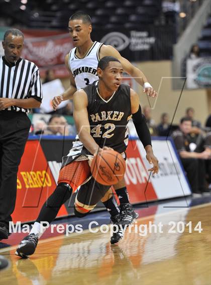 Thumbnail 3 in Parker Vs Mater Dei Catholic (CIF SDS D2 Final) photogallery.