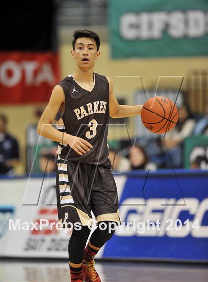 Thumbnail 3 in Parker Vs Mater Dei Catholic (CIF SDS D2 Final) photogallery.