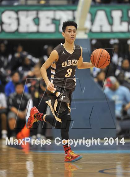 Thumbnail 3 in Parker Vs Mater Dei Catholic (CIF SDS D2 Final) photogallery.