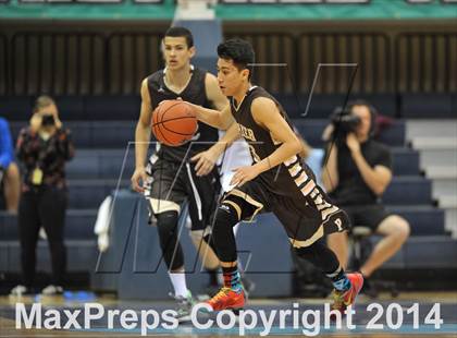 Thumbnail 2 in Parker Vs Mater Dei Catholic (CIF SDS D2 Final) photogallery.