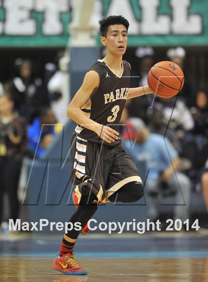 Thumbnail 1 in Parker Vs Mater Dei Catholic (CIF SDS D2 Final) photogallery.