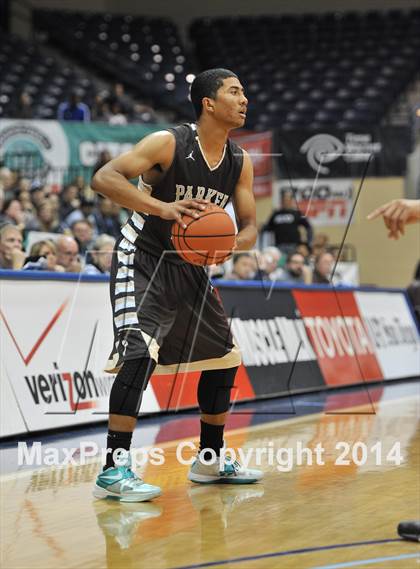 Thumbnail 3 in Parker Vs Mater Dei Catholic (CIF SDS D2 Final) photogallery.