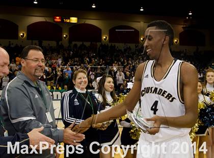 Thumbnail 2 in Parker Vs Mater Dei Catholic (CIF SDS D2 Final) photogallery.