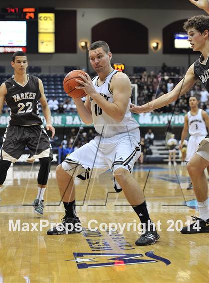 Thumbnail 2 in Parker Vs Mater Dei Catholic (CIF SDS D2 Final) photogallery.