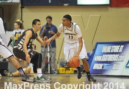 Thumbnail 2 in Parker Vs Mater Dei Catholic (CIF SDS D2 Final) photogallery.